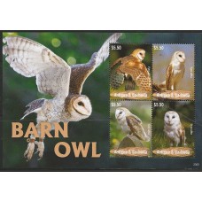 Antigua & Barbuda - Aves/Corujas(FAU-AB31)