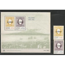 Açores - 323/4+Bl.1 - Primeiros selos de Açores