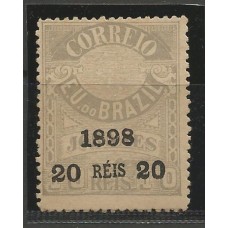 Jornais - 126b - Jornais de 1890 Sobrestampados - 20/10 Réis cinza Jornais - 126b - Jornais de 1890 Sobrestampados - 20/10 Réis cinza