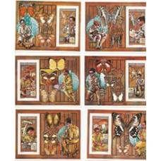 Centrafricaine - Borboletas/Cogumelos/Escotismo(FAU-CEN05)