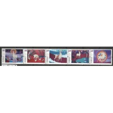 China - 5999/6003 - Cervos em desenho