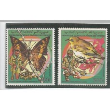 Comores - Ave/Borboleta/Escotismo(FAU-COM01)