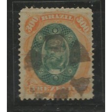 47 - D.Pedro II Auriverde com carimbo 47 - D.Pedro II Auriverde com carimbo