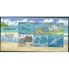 Kiribati - Aves/Fauna Marinha/Mapa