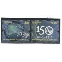 Portugal - 4022/3 - 150 Anos da União das Telecomunicações