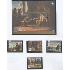 Portugal - 4170/3+F4174 - 500 Anos dos Correios