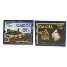 Portugal - 4320/1 - Cidades criativas UNESCO - Óbidos e Idanha