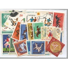 50 Selos de ESPORTES da ROMÊNIA(PAC83)