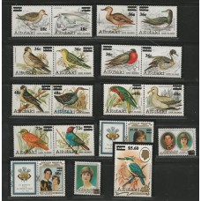 Aitutaki - Aves/ Príncipes Charles e Diana com sobrecarga