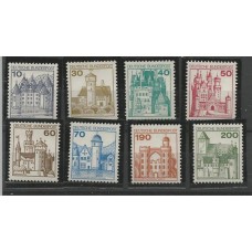 Alemanha Federal - 0762/7 - Série Definitiva - Castelos