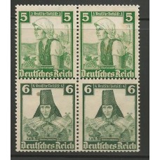 Alemanha - 549a Quadra - Tête Bêche Costumes Regionais