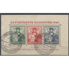 Alemanha (Bizone) - Bloco 1 - Feira de Hannover