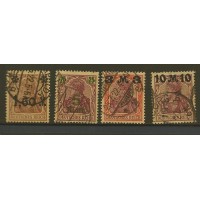 Alemanha - 134/7 - Selos de 1920 com sobrecarga