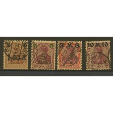 Alemanha - 134/7 - Selos de 1920 com sobrecarga