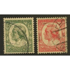 Alemanha - 522/3 - 175 Anos nascimento de Friedrich Von Schiller