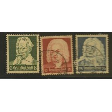 Alemanha - 532/4 - Compositores Schütz, Bach e Haendel