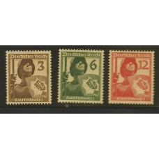 Alemanha - 591/3 - Selo de Propaganda da Defesa Anti Aérea