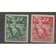 Alemanha - 603/4 - 5º Aniversário do Regime Nacional-Socialista