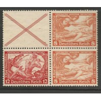 Alemanha - Tête Bêche em quadra - Obras de Wagner