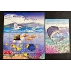 Antigua & Barbuda - Fauna Marinha dos Trópicos - Série V(FAU-AB027)