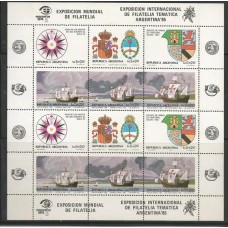 Argentina - Caravelas/Exposições de Filatelia