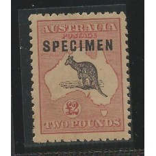 Australia - Canguru Filigrana II Specimen