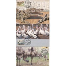 Austrália - 3 Máximos Postais Fauna Austrália - 3 Máximos Postais Fauna