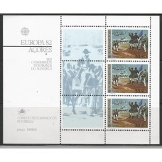 Açores - Bloco 03 - Tema Europa 1982/Fatos Históricos