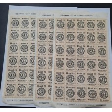 Folhas C-1843/45 - 150 Anos da Emissão dos Olhos de Boi