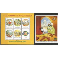 Rep.Centrafricaine - Disney  70 Anos Mickey