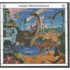 Gabão - Fauna Pré Histórica/ Cometa