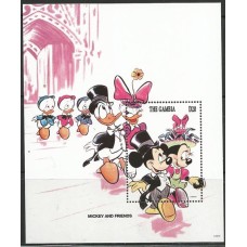 Gambia - Disney/Mickey e seus amigos em noite de gala