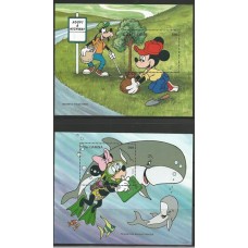 Gambia - Disney/Minnie, Mickey e Pateta em trabalhos Voluntários