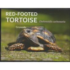 Grenada - Tartaruga / Red-Footed Bloco