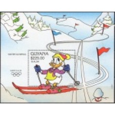 Guyana - Jogos Olimpicos Albertville Inverno/Disney