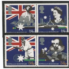 Inglaterra - 1315/8 - Bicentenário da Austrália