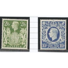 Inglaterra - 0233/4 - George VI novas cores