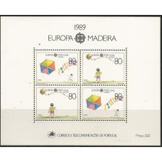 Madeira - Bloco 10 - Tema Europa 1989/Jogos Infantis