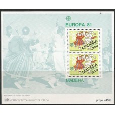 Madeira - Bloco 02 - Tema Europa 1981/Folclore