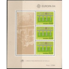 Madeira - Bloco 05 - Tema Europa 1984/ 25 Anos