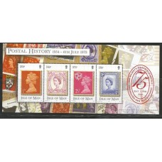 Isle of Man - Bloco 046 - História Postal
