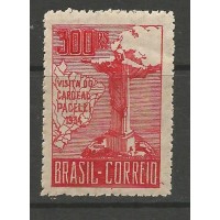 C - 0080 - Pacelli 3ª Tiragem 300 Réis Vermelho