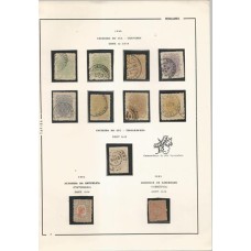 BRASIL - Folha de Álbum com Cruzeiro/Tintureiro/Cabecinha (PB08)