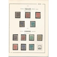 BRASIL - Folha de Álbum com séries Vovó (PB17A)