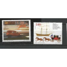 Portugal - 2294/5 - 200 Anos da Mala Postal para o Brasil