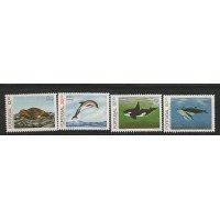 Portugal - 1583/6 - Brasiliana 83 - Fauna Marinha