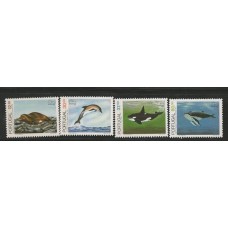 Portugal - 1583/6 - Brasiliana 83 - Fauna Marinha