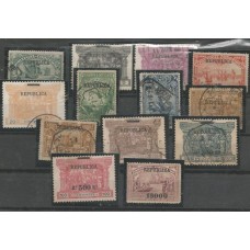 Portugal - 182/94(-189) - Selos de Vasco da Gama(postais e taxas) com sobrecarga