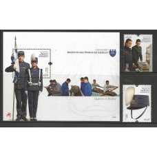 Portugal - 3607/8+Bl.321 - 100 Anos do Instituto dos Cadetes do Exército