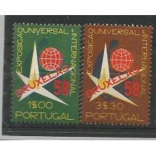 Portugal - 0843/4 - Exposição de Bruxelas